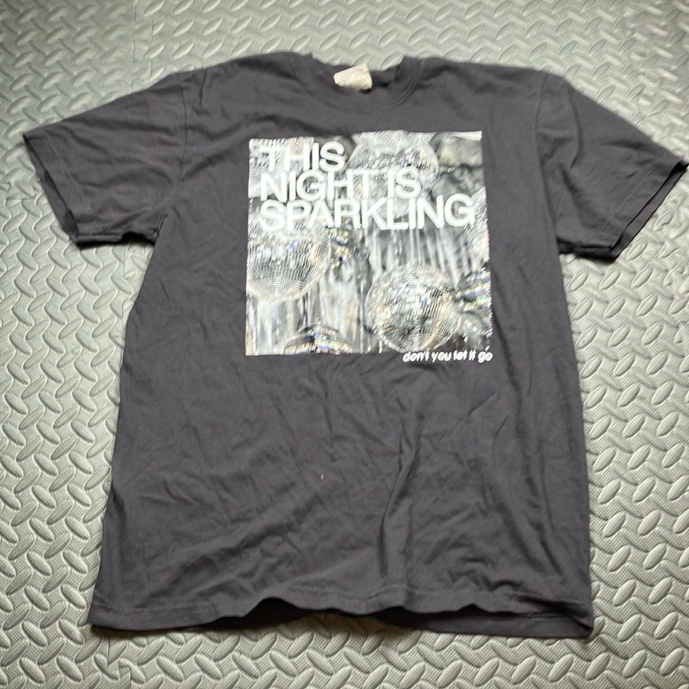 Comfort Colors Womens‎ Taylor Swift This Night Is Sparkling Graphic Tee Size M